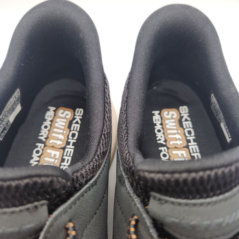 Men's Skechers Hands Free Swift Fit Sneakers Shoes Black Memory Foam US 9.5 - Picture 11 of 16